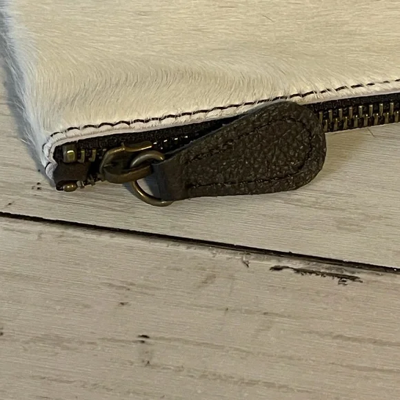 Last 1! New Cowhide & Leather Card Holder / coin purse - Picture 3 of 4